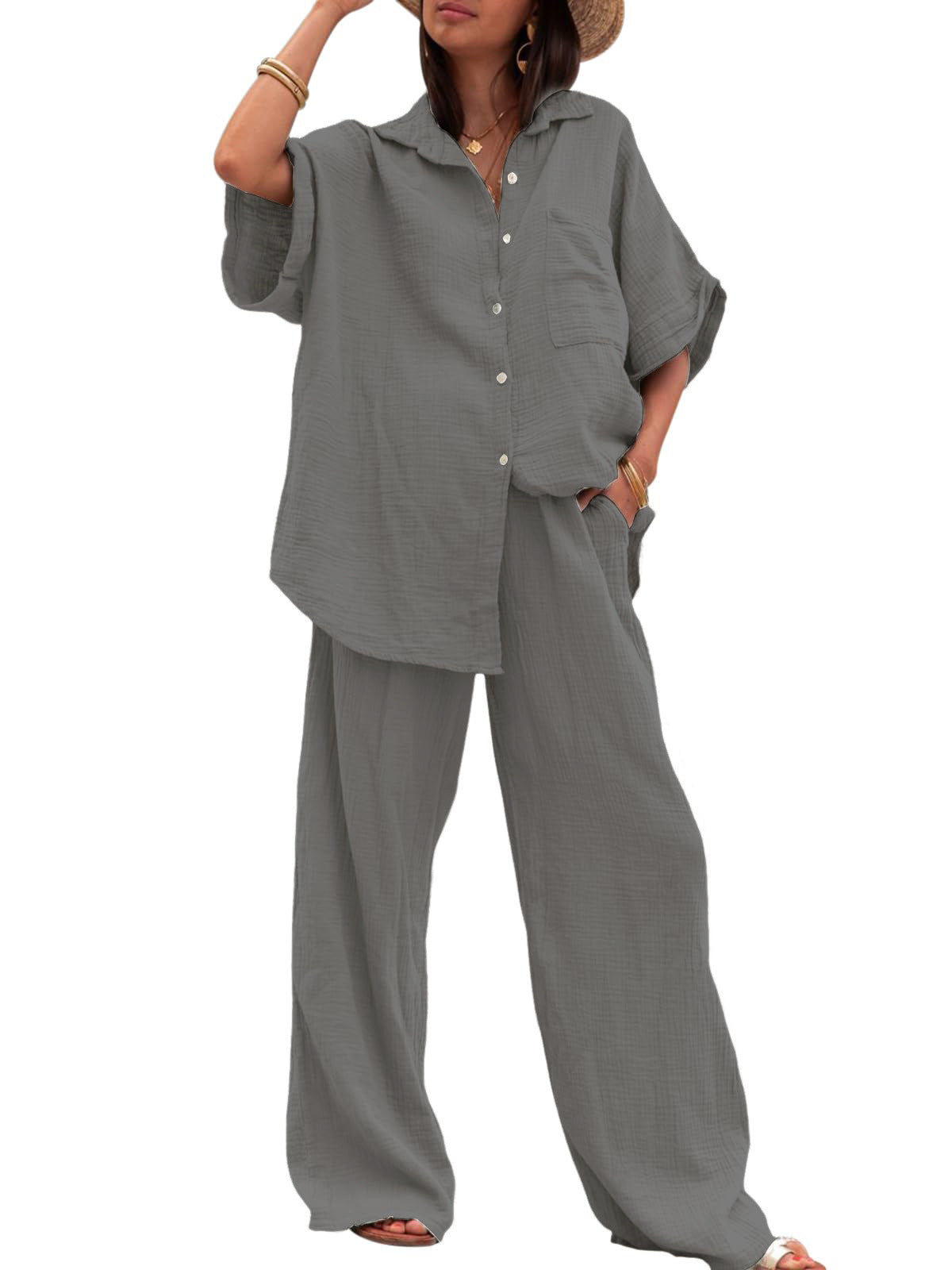 Ensemble Décontracté Ample Chic